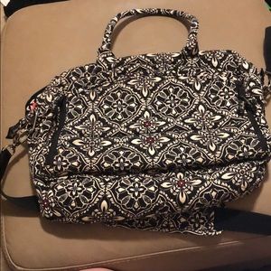 Vera Bradley Barcelona Pattern weekender tote